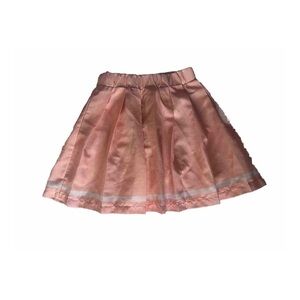 SHEIN Kids girls‎ size 5Y pink and white pleated skirt.